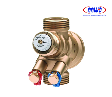 VÁLVULA DE EQUILIBRIO HIDRÁULICO AB-QM 4.0 CON TOMAS DE PRESIÓN, DN15, 60-600...